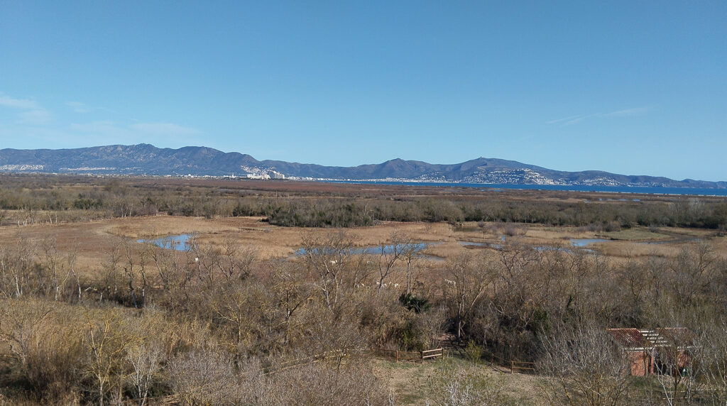 Panorámica mirando hacia el Golfo de Roses