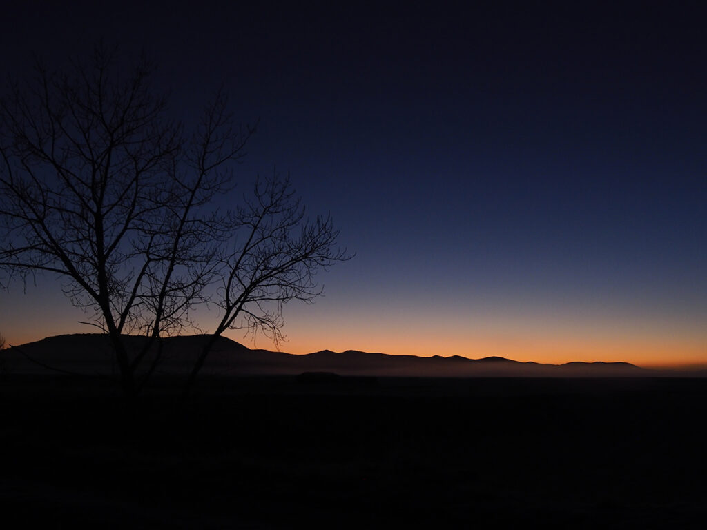 Esperando el amanecer